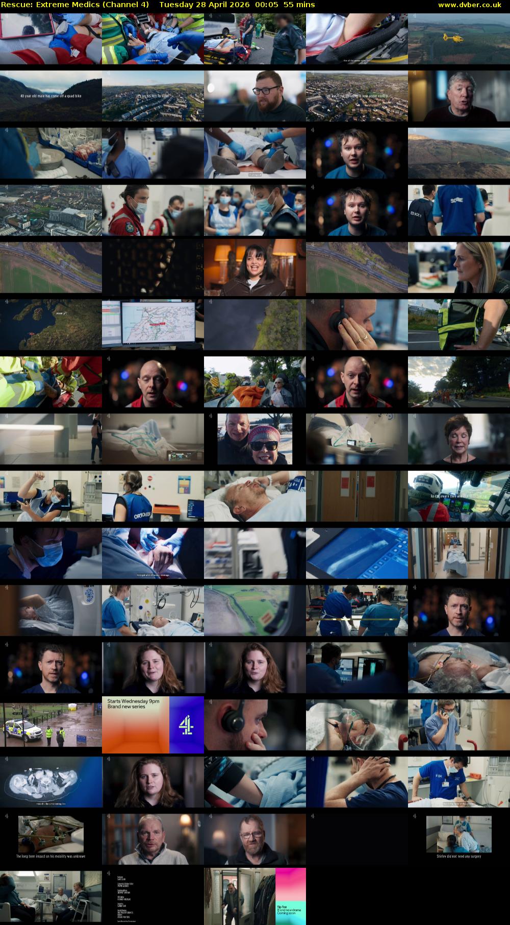 Rescue: Extreme Medics (Channel 4) Tuesday 28 April 2026 00:05 - 01:00