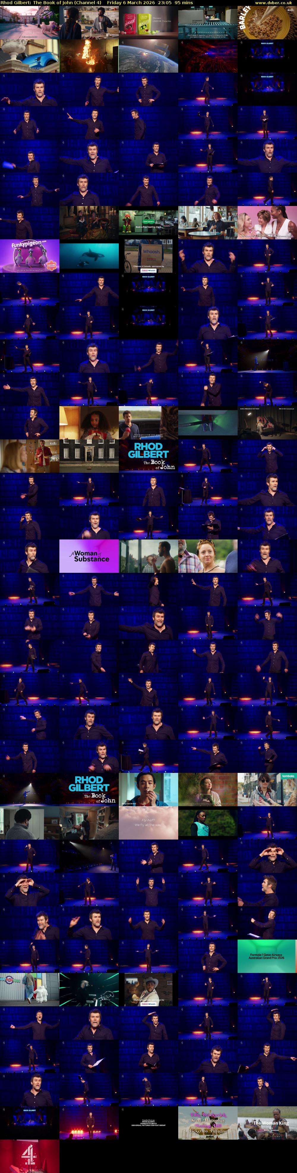 Rhod Gilbert: The Book of John (Channel 4) Friday 6 March 2026 23:05 - 00:40