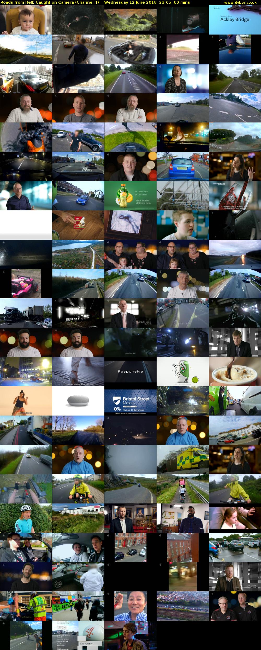 Roads from Hell: Caught on Camera (Channel 4) Wednesday 12 June 2019 23:05 - 00:05