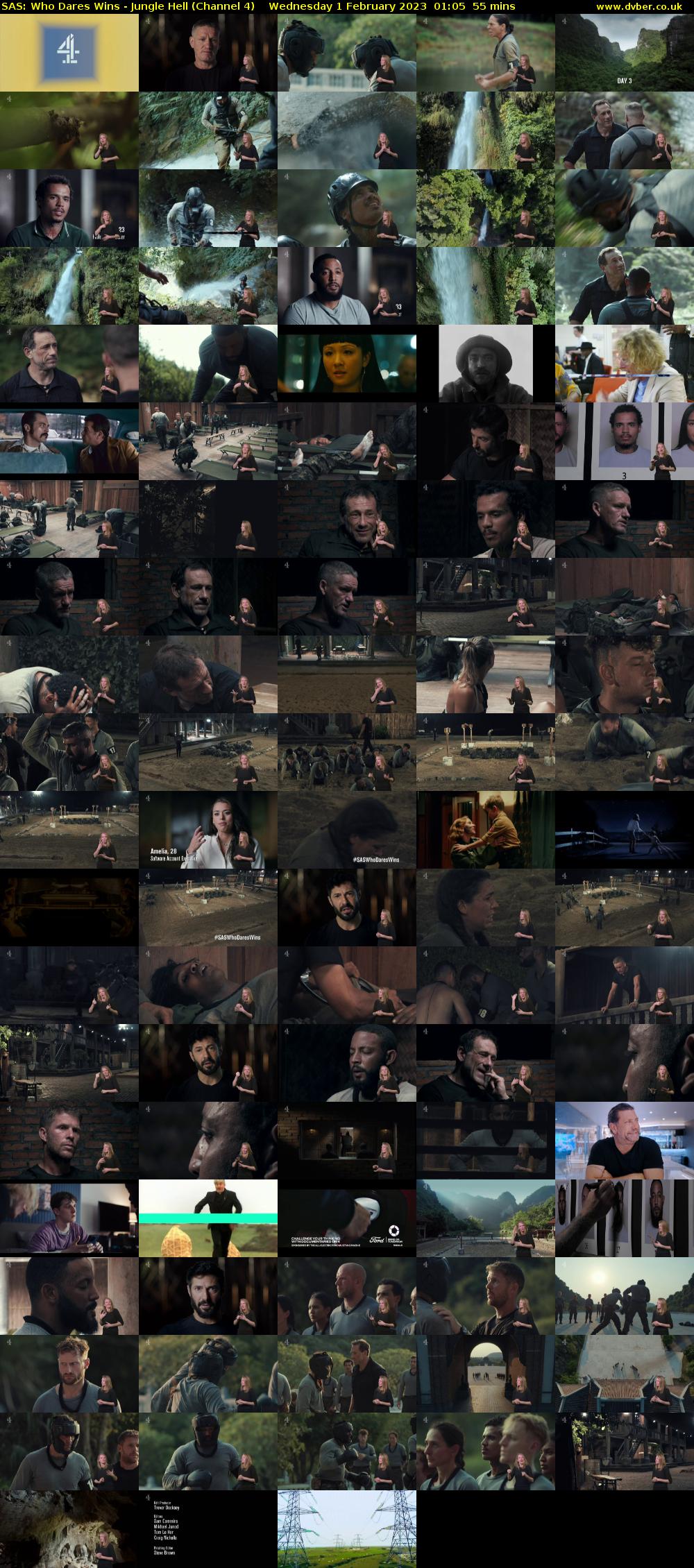 SAS: Who Dares Wins - Jungle Hell (Channel 4) Wednesday 1 February 2023 01:05 - 02:00