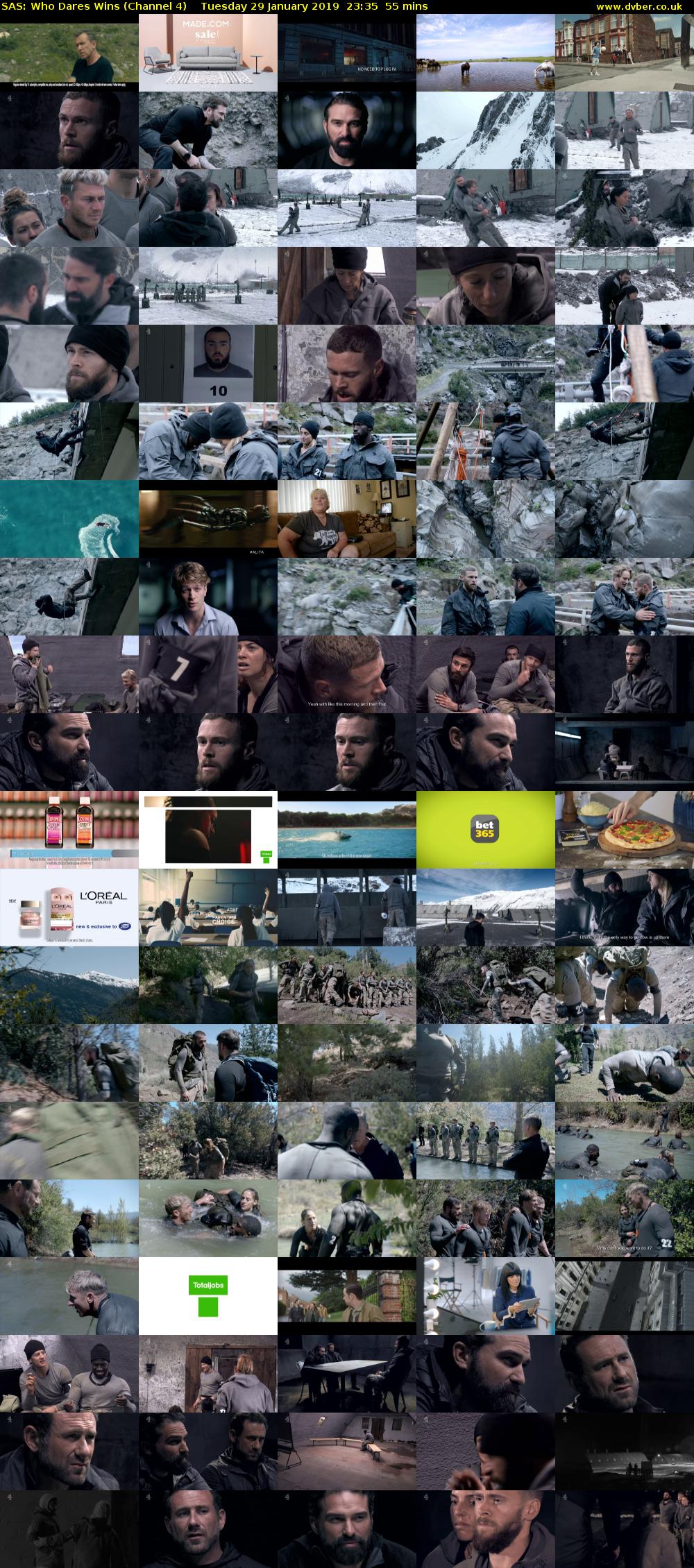 SAS: Who Dares Wins (Channel 4) Tuesday 29 January 2019 23:35 - 00:30