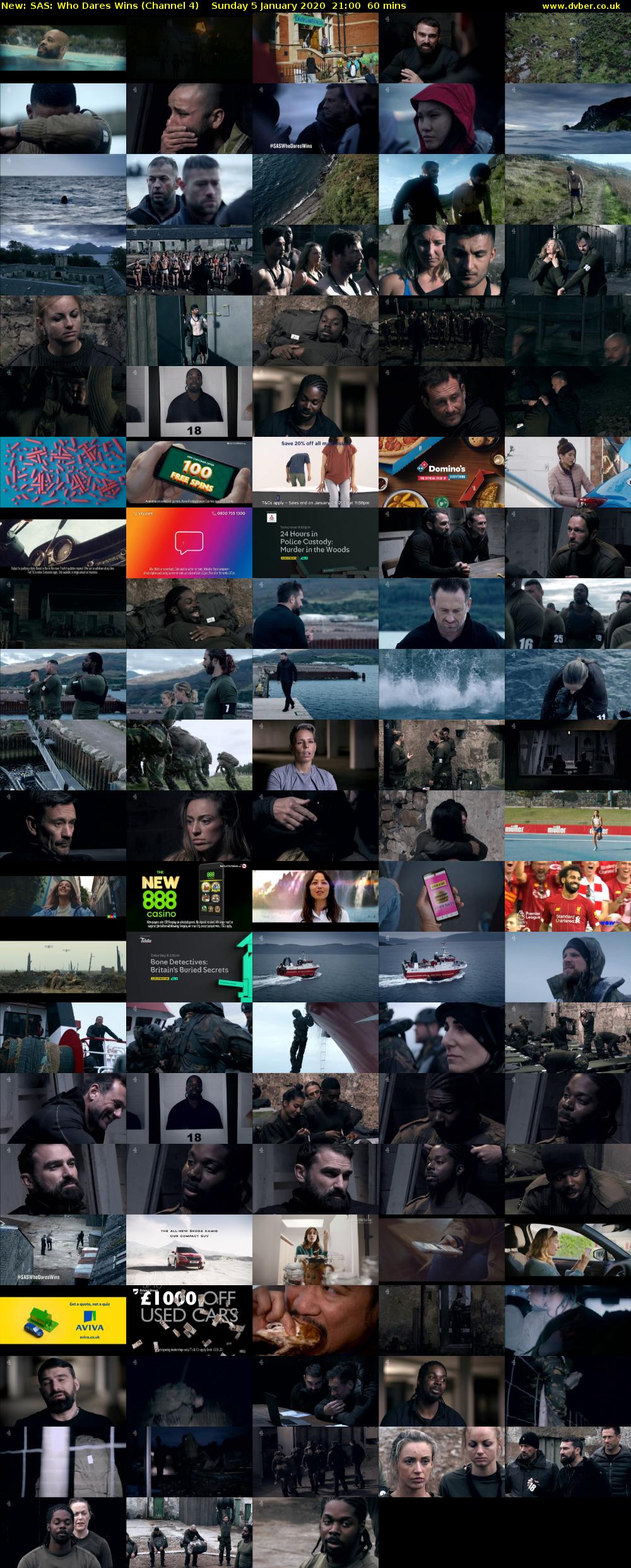 SAS: Who Dares Wins (Channel 4) Sunday 5 January 2020 21:00 - 22:00
