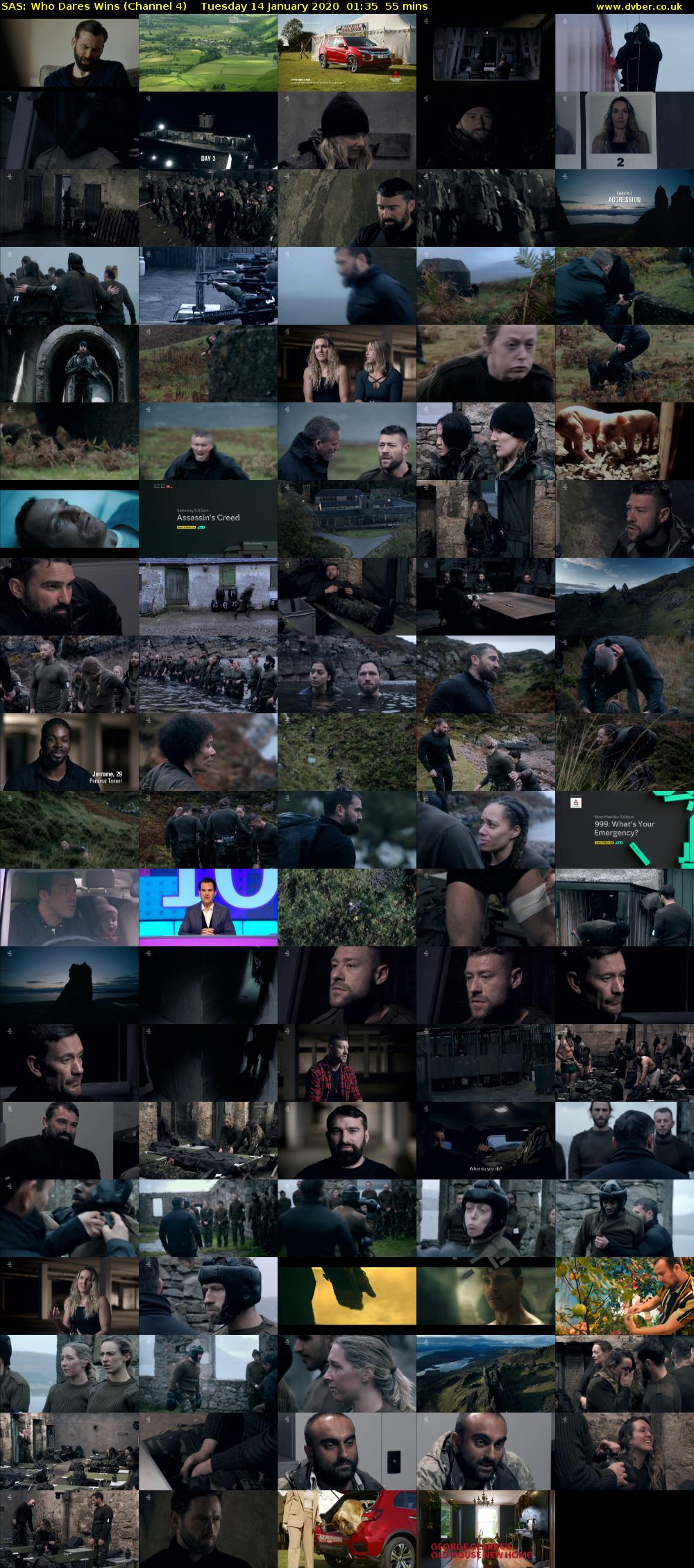 SAS: Who Dares Wins (Channel 4) Tuesday 14 January 2020 01:35 - 02:30