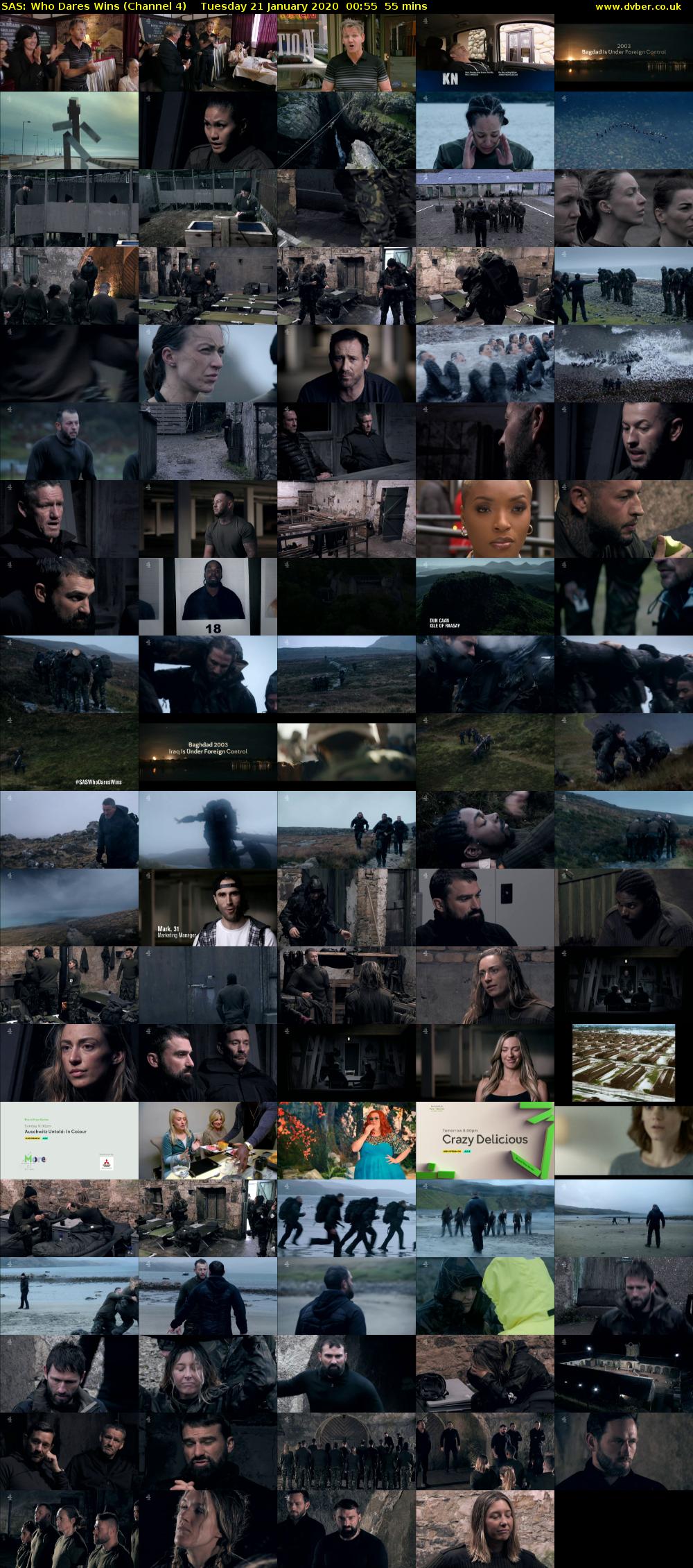 SAS: Who Dares Wins (Channel 4) Tuesday 21 January 2020 00:55 - 01:50