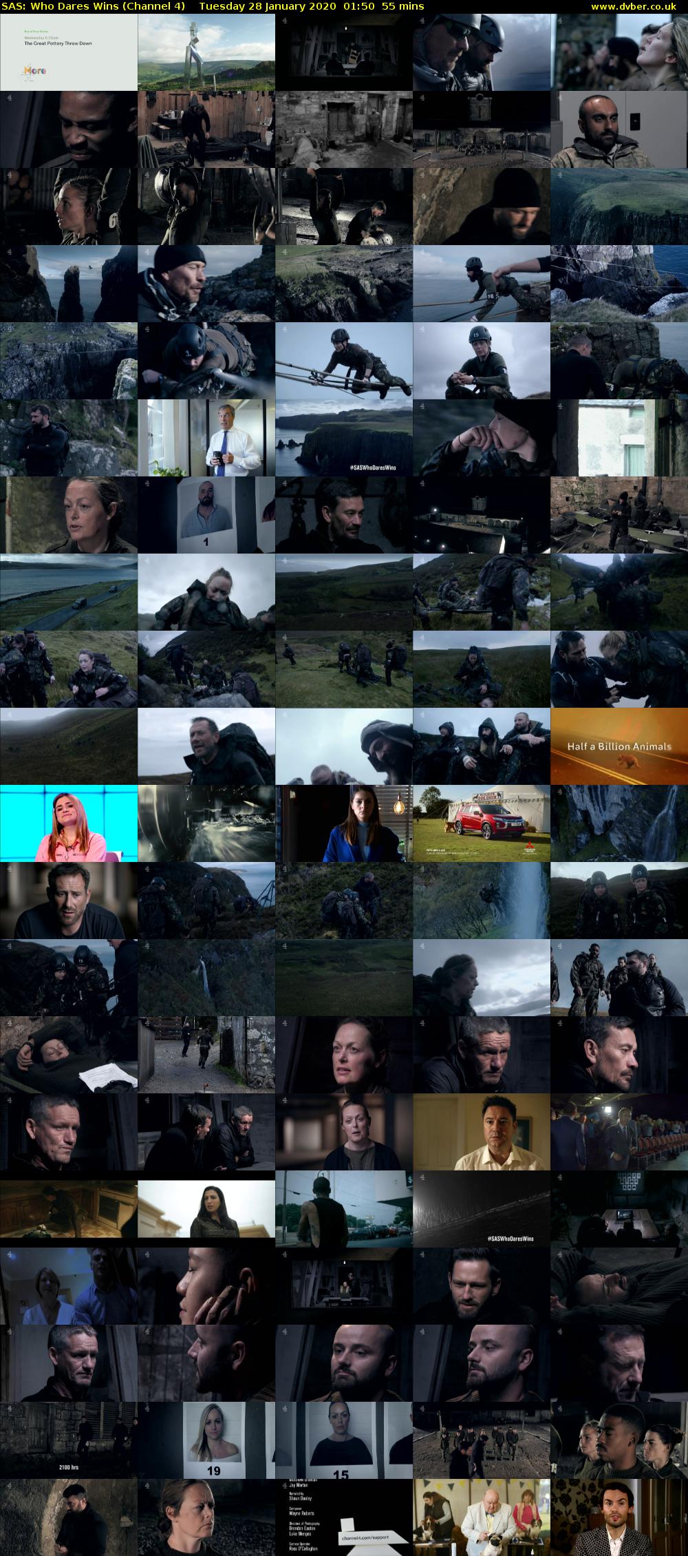 SAS: Who Dares Wins (Channel 4) Tuesday 28 January 2020 01:50 - 02:45