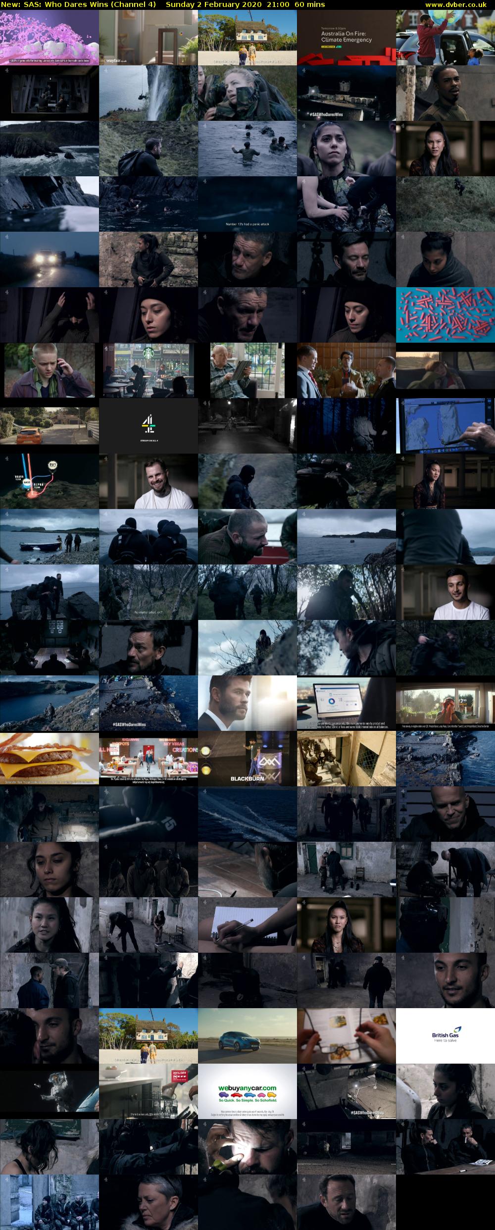 SAS: Who Dares Wins (Channel 4) Sunday 2 February 2020 21:00 - 22:00