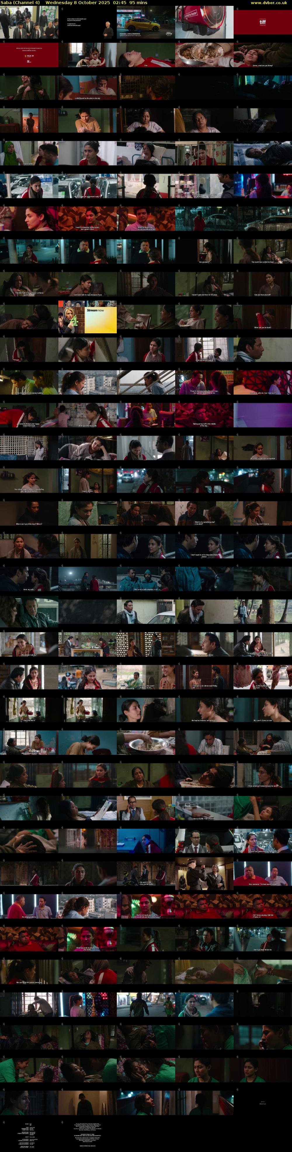 Saba (Channel 4) Wednesday 8 October 2025 02:45 - 04:20