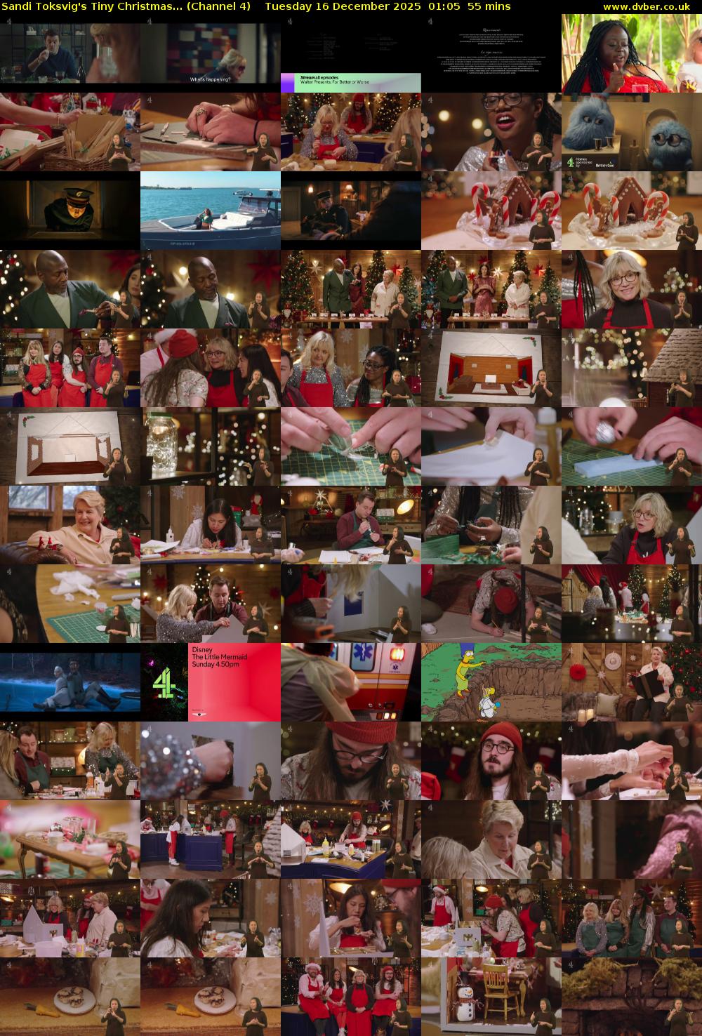 Sandi Toksvig's Tiny Christmas... (Channel 4) Tuesday 16 December 2025 01:05 - 02:00