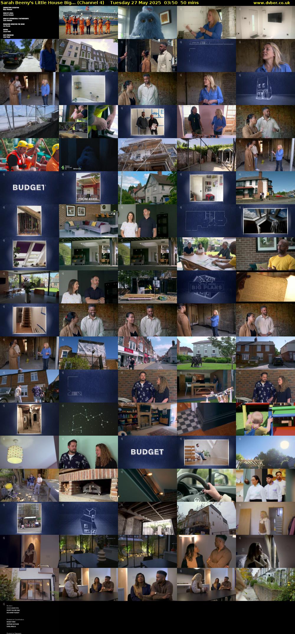 Sarah Beeny's Little House Big... (Channel 4) Tuesday 27 May 2025 03:50 - 04:40