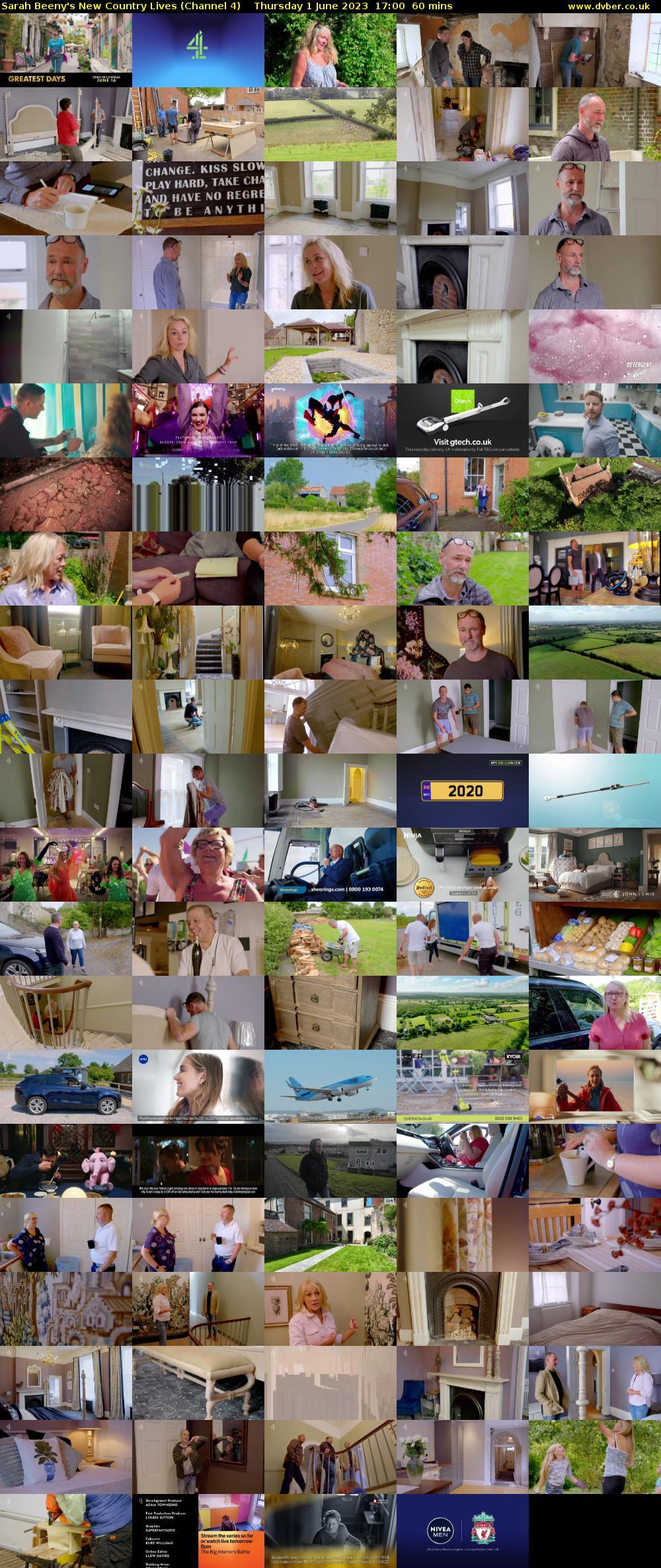 Sarah Beeny's New Country Lives (Channel 4) Thursday 1 June 2023 17:00 - 18:00