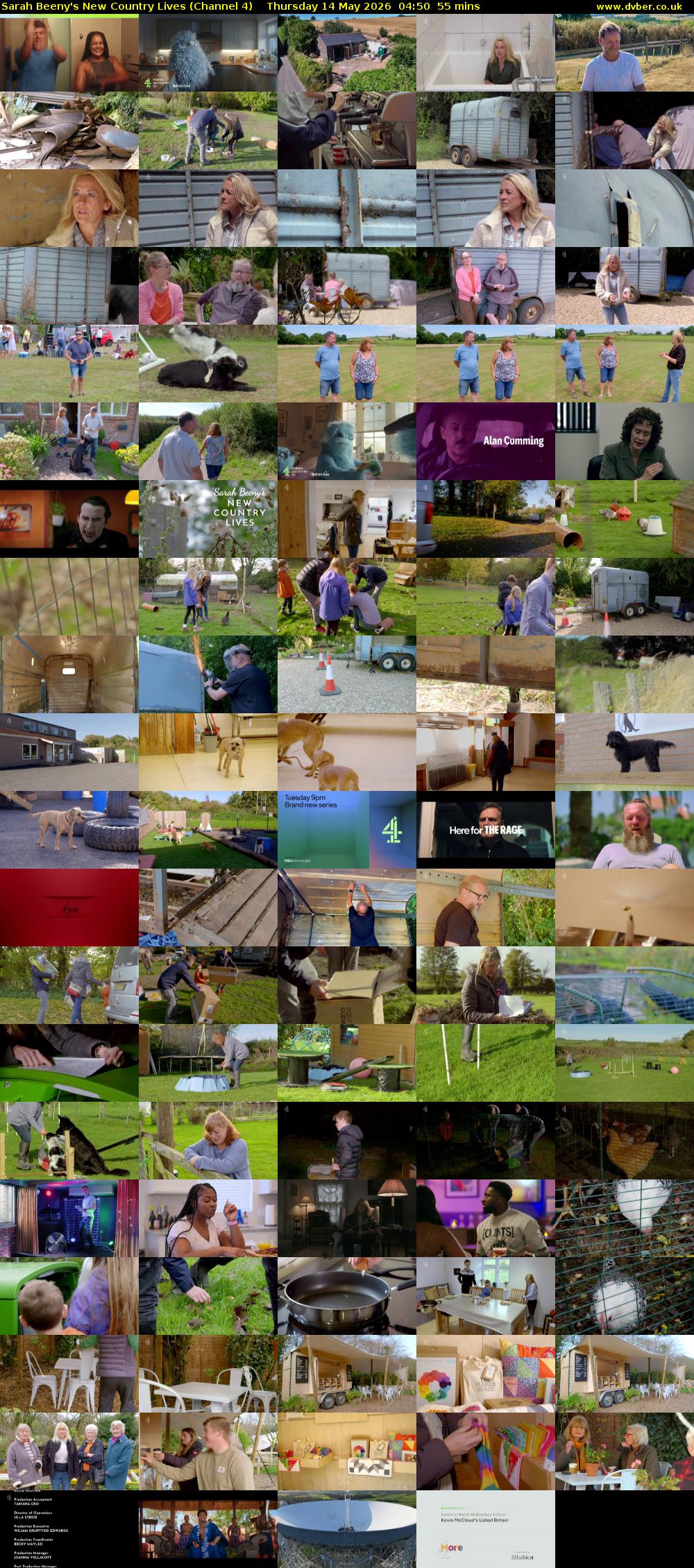 Sarah Beeny's New Country Lives (Channel 4) Thursday 14 May 2026 04:50 - 05:45