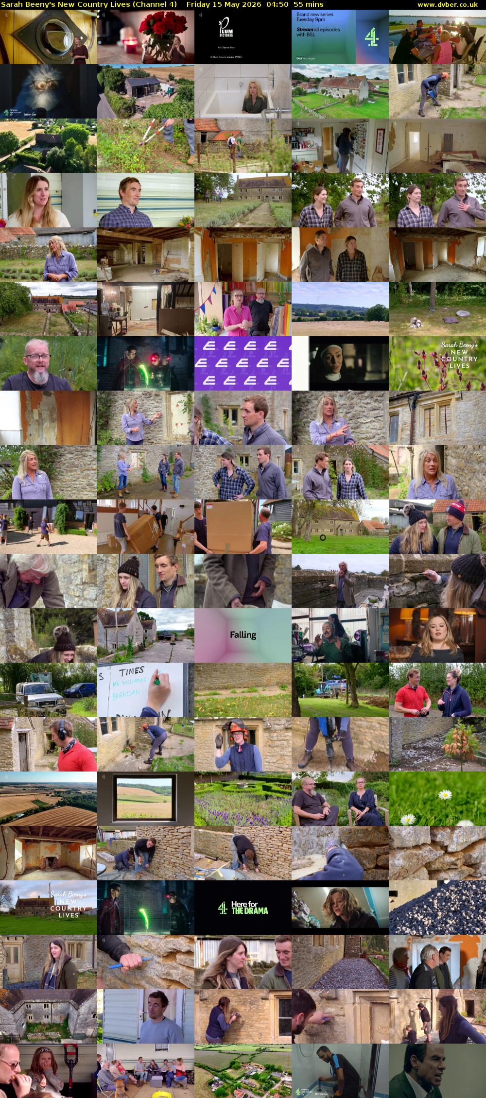 Sarah Beeny's New Country Lives (Channel 4) Friday 15 May 2026 04:50 - 05:45
