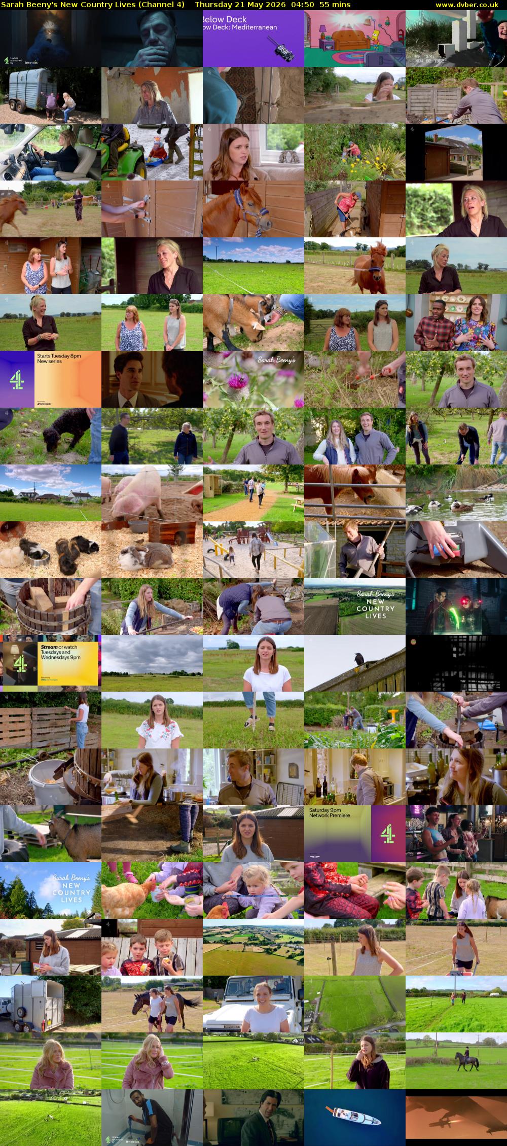 Sarah Beeny's New Country Lives (Channel 4) Thursday 21 May 2026 04:50 - 05:45