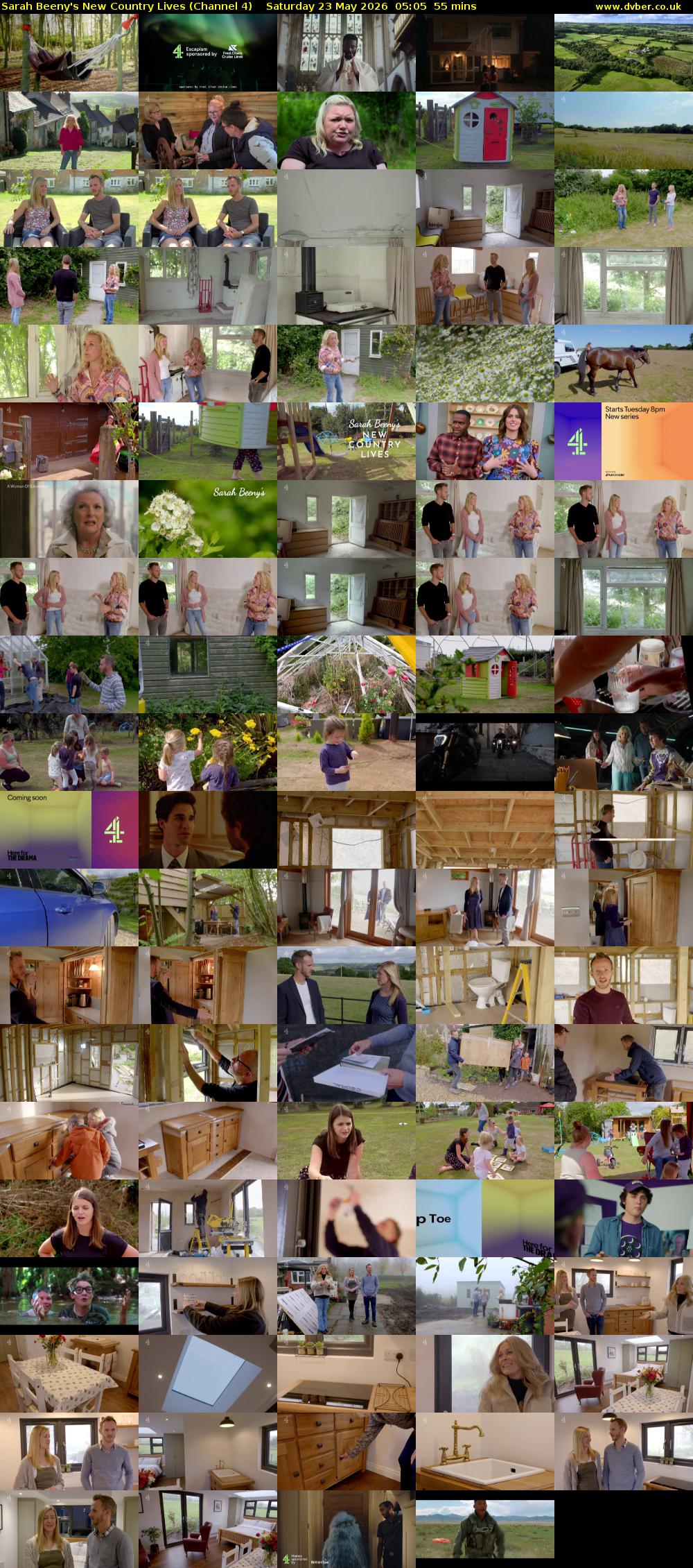 Sarah Beeny's New Country Lives (Channel 4) Saturday 23 May 2026 05:05 - 06:00