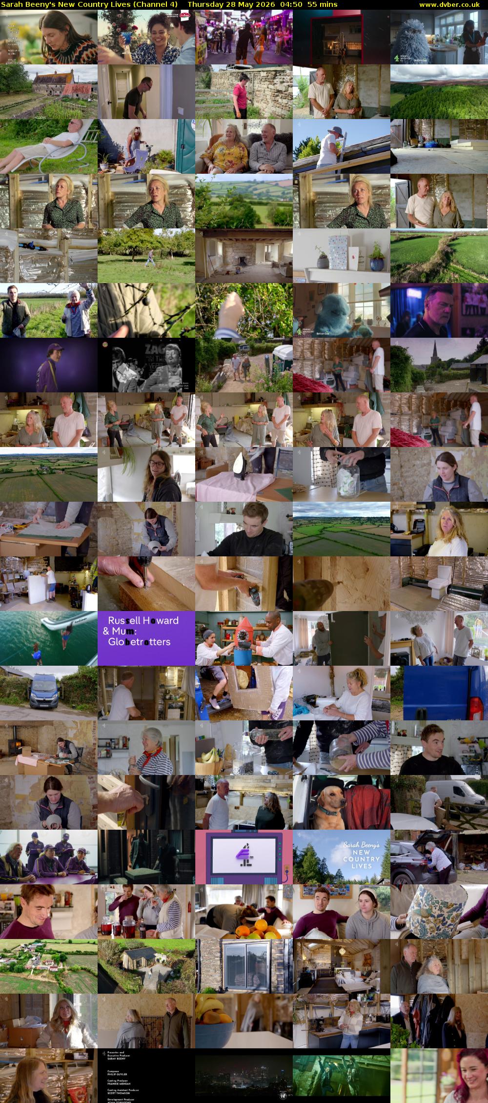 Sarah Beeny's New Country Lives (Channel 4) Thursday 28 May 2026 04:50 - 05:45