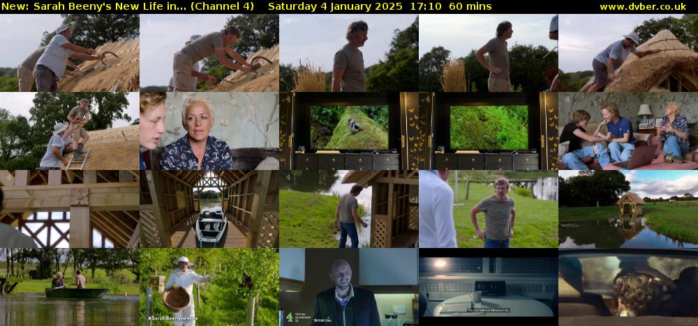 Sarah Beeny's New Life in... (Channel 4) Saturday 4 January 2025 17:10 - 18:10