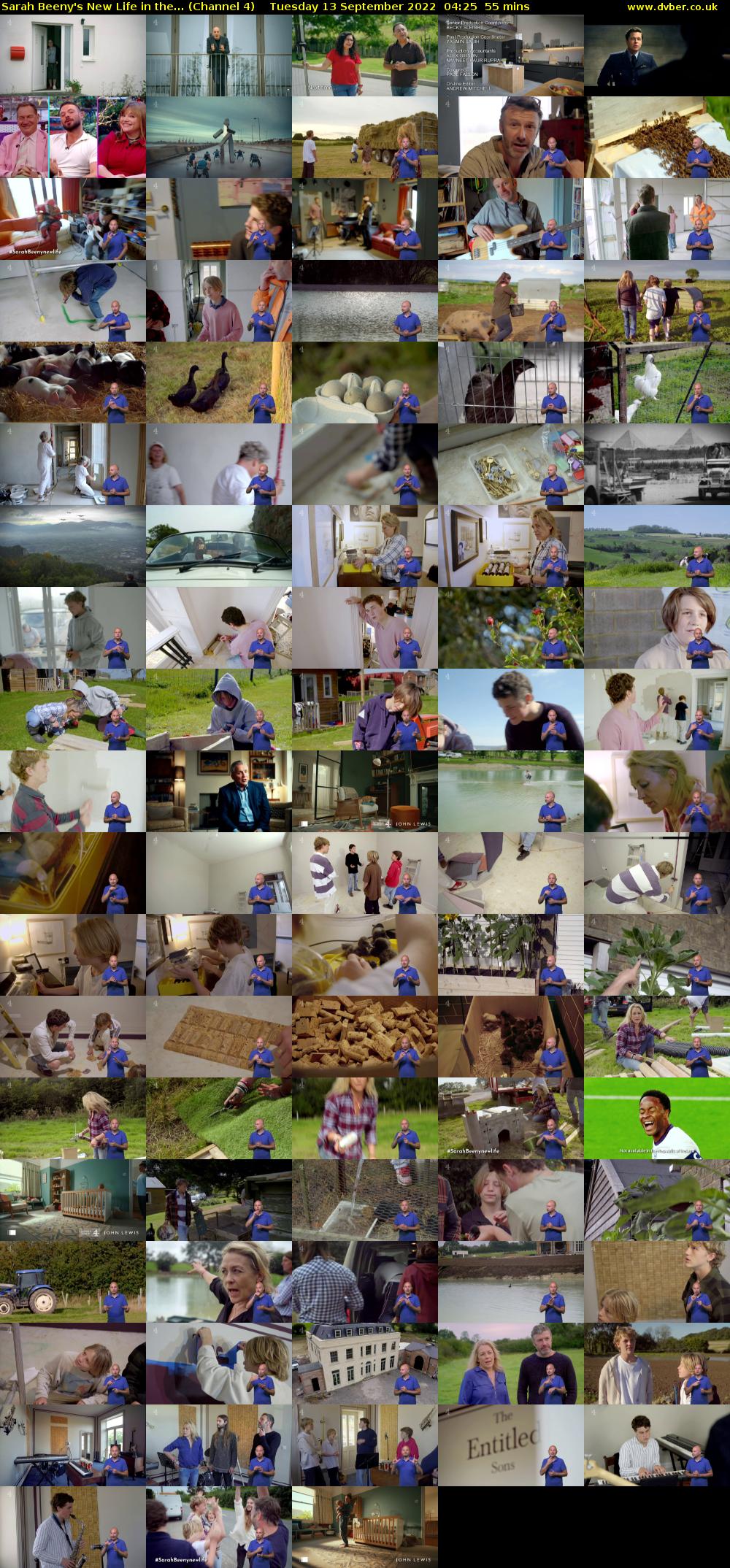 Sarah Beeny's New Life in the... (Channel 4) Tuesday 13 September 2022 04:25 - 05:20