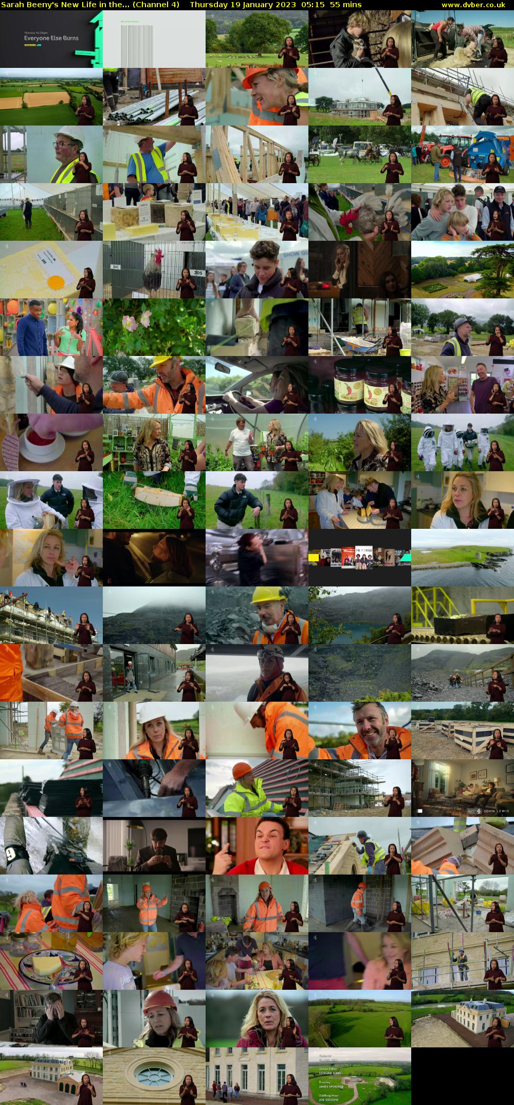Sarah Beeny's New Life in the... (Channel 4) Thursday 19 January 2023 05:15 - 06:10