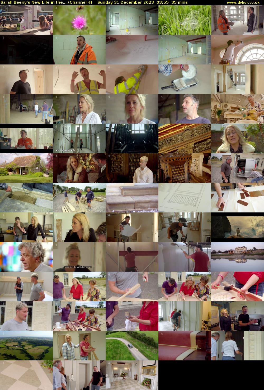 Sarah Beeny's New Life in the... (Channel 4) Sunday 31 December 2023 03:55 - 04:30