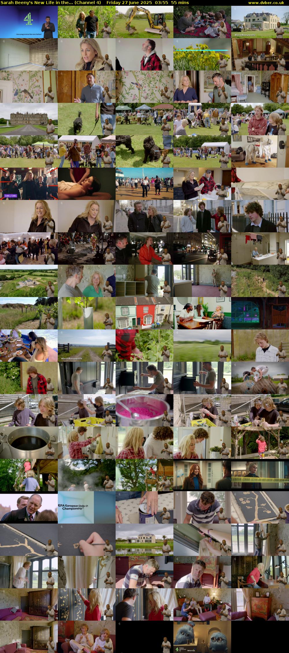 Sarah Beeny's New Life in the... (Channel 4) Friday 27 June 2025 03:55 - 04:50