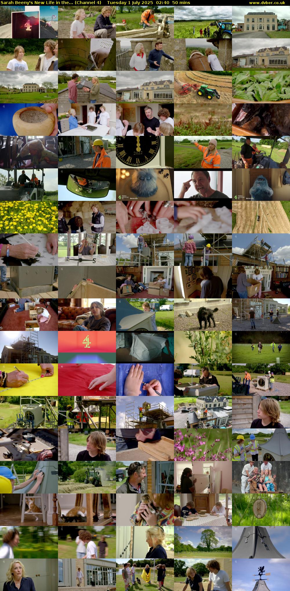 Sarah Beeny's New Life in the... (Channel 4) Tuesday 1 July 2025 02:40 - 03:30
