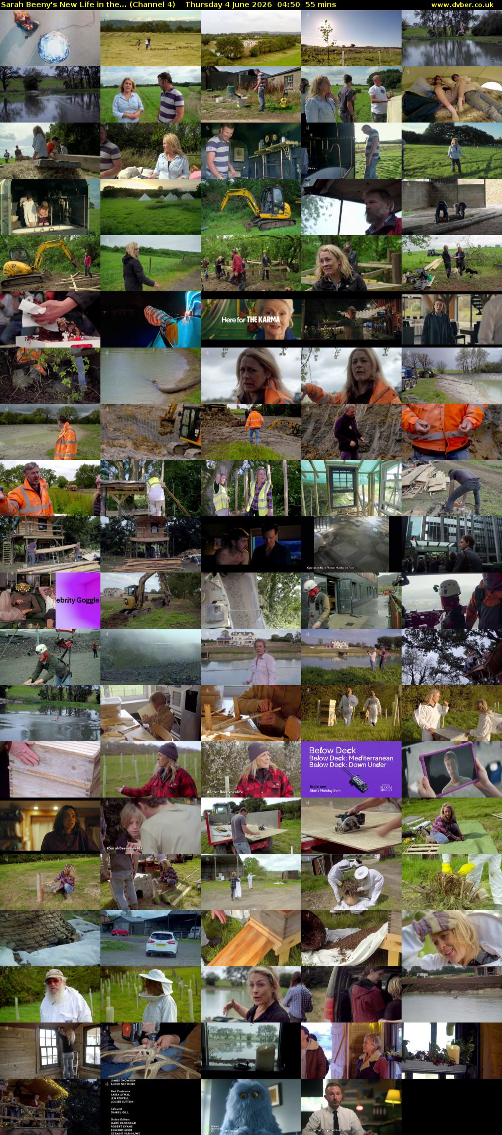 Sarah Beeny's New Life in the... (Channel 4) Thursday 4 June 2026 04:50 - 05:45