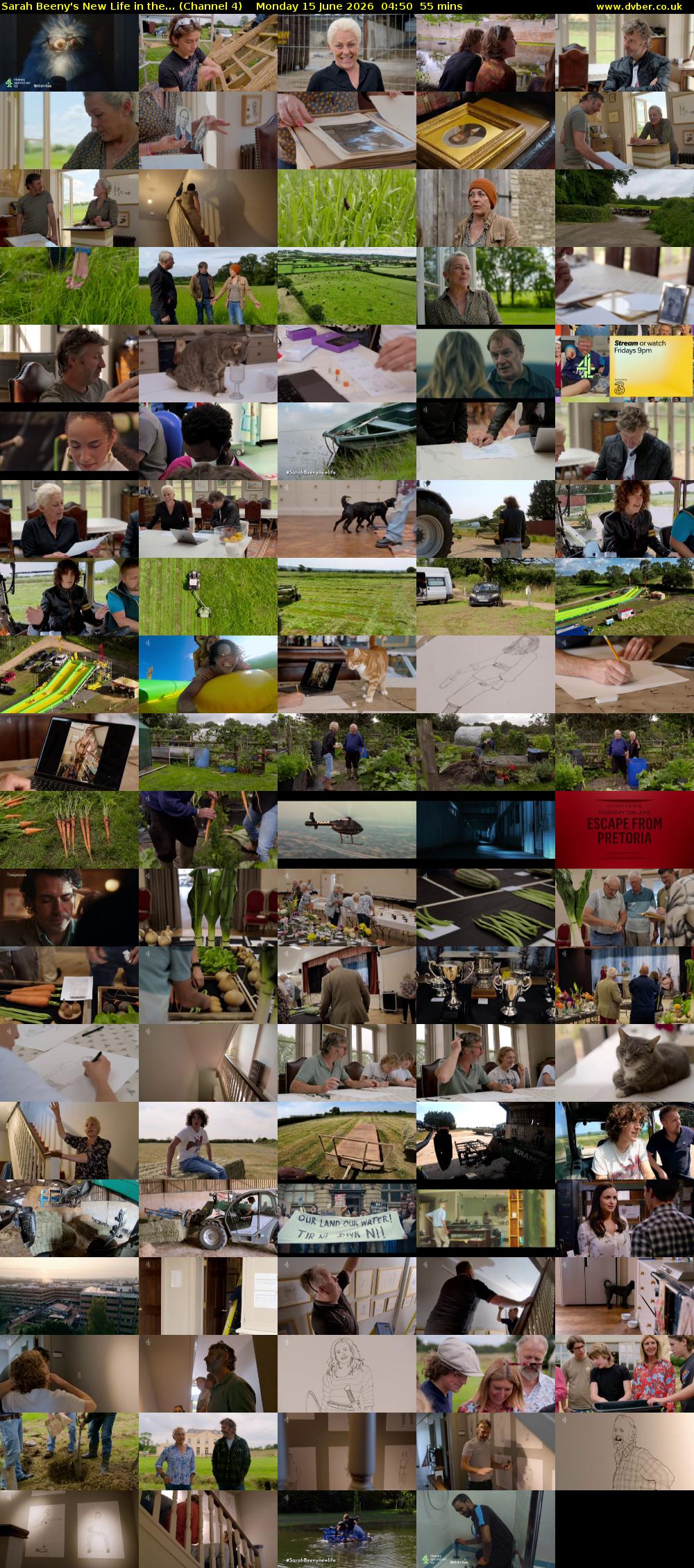 Sarah Beeny's New Life in the... (Channel 4) Monday 15 June 2026 04:50 - 05:45