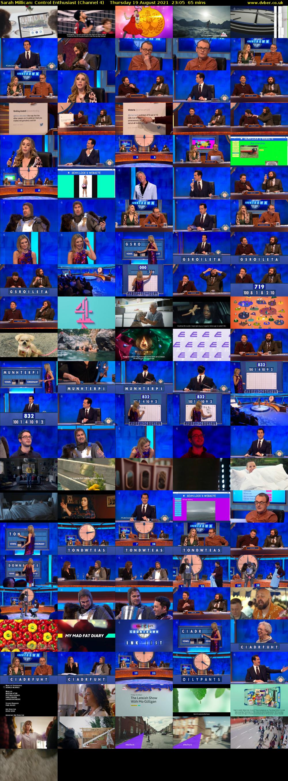 Sarah Millican: Control Enthusiast (Channel 4) Thursday 19 August 2021 23:05 - 00:10
