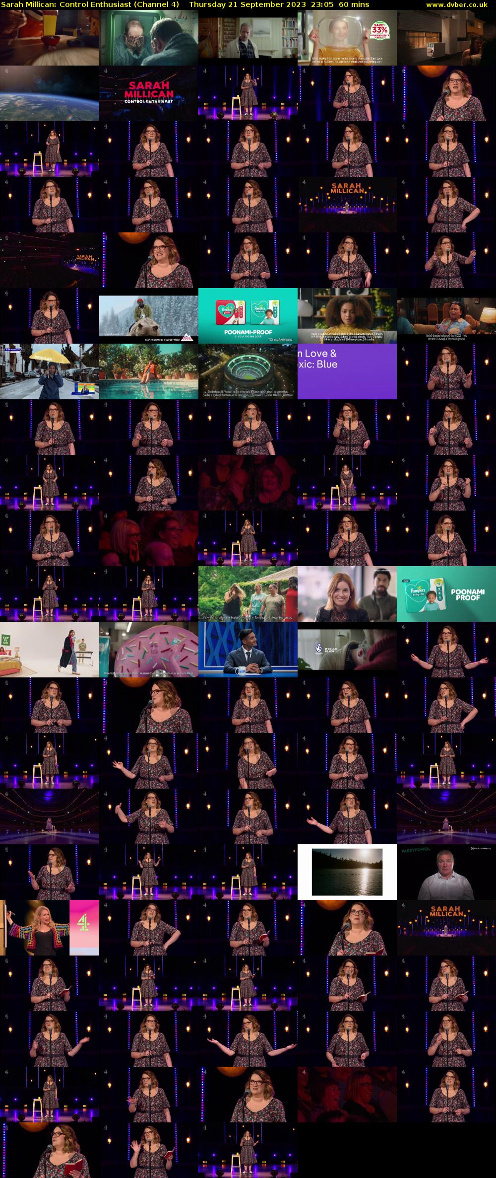 Sarah Millican: Control Enthusiast (Channel 4) Thursday 21 September 2023 23:05 - 00:05