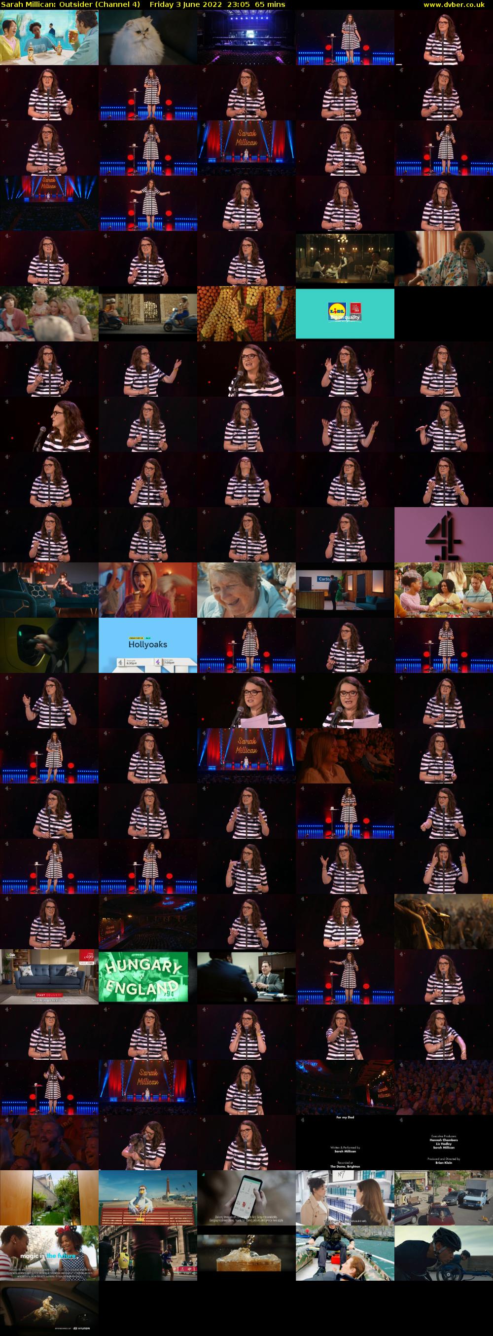 Sarah Millican: Outsider (Channel 4) Friday 3 June 2022 23:05 - 00:10