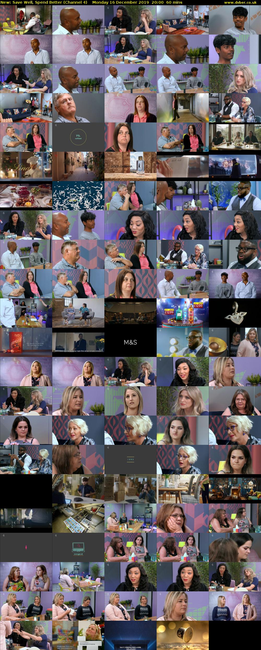 Save Well, Spend Better (Channel 4) Monday 16 December 2019 20:00 - 21:00