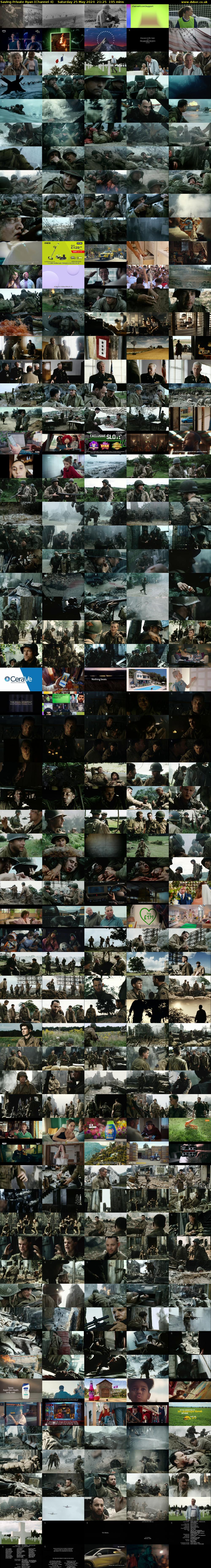Saving Private Ryan (Channel 4) Saturday 25 May 2024 21:25 - 00:40