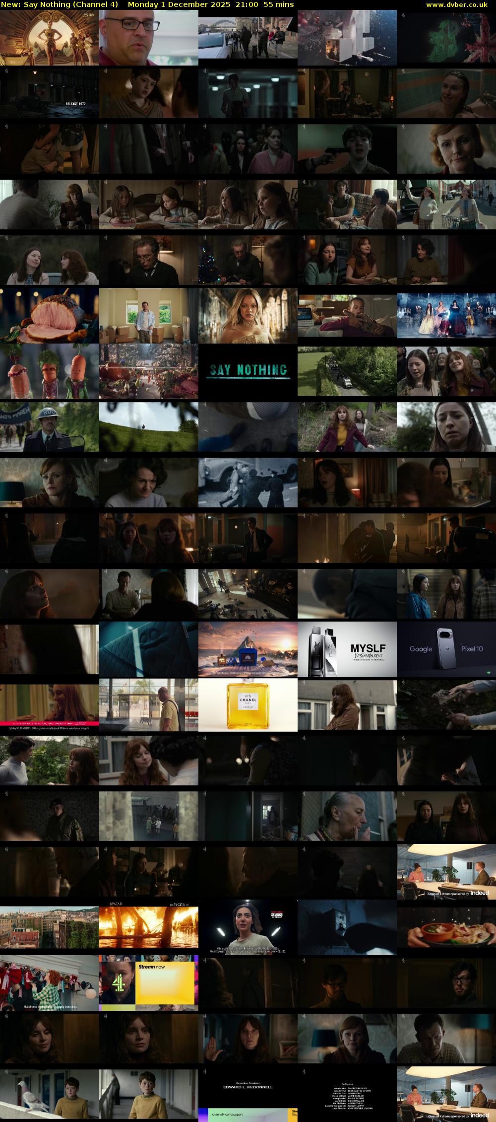 Say Nothing (Channel 4) Monday 1 December 2025 21:00 - 21:55