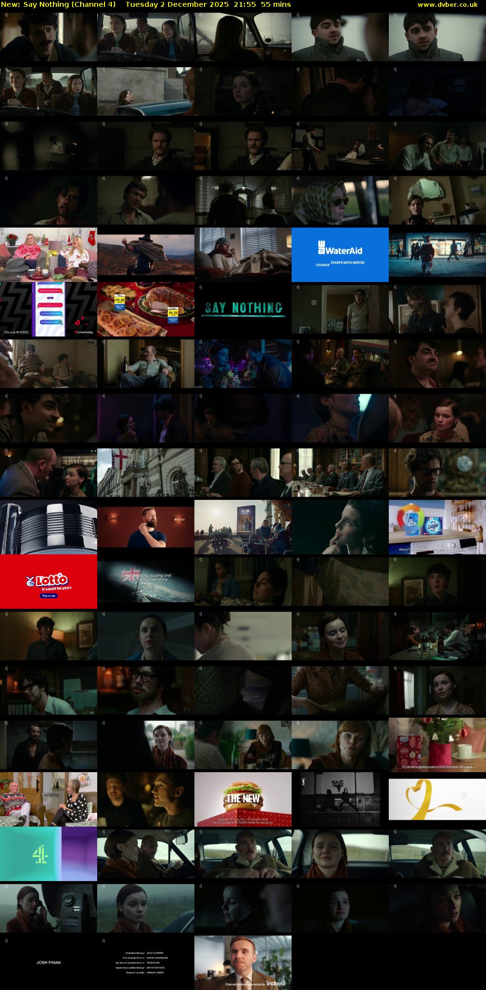 Say Nothing (Channel 4) Tuesday 2 December 2025 21:55 - 22:50