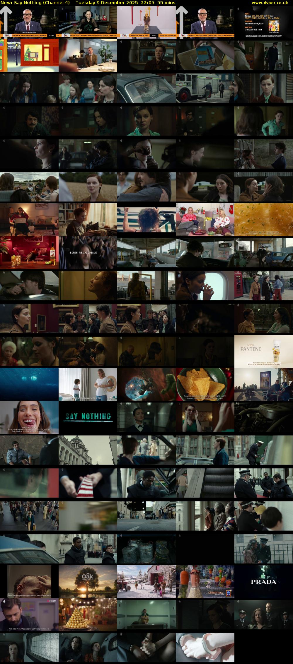 Say Nothing (Channel 4) Tuesday 9 December 2025 22:05 - 23:00