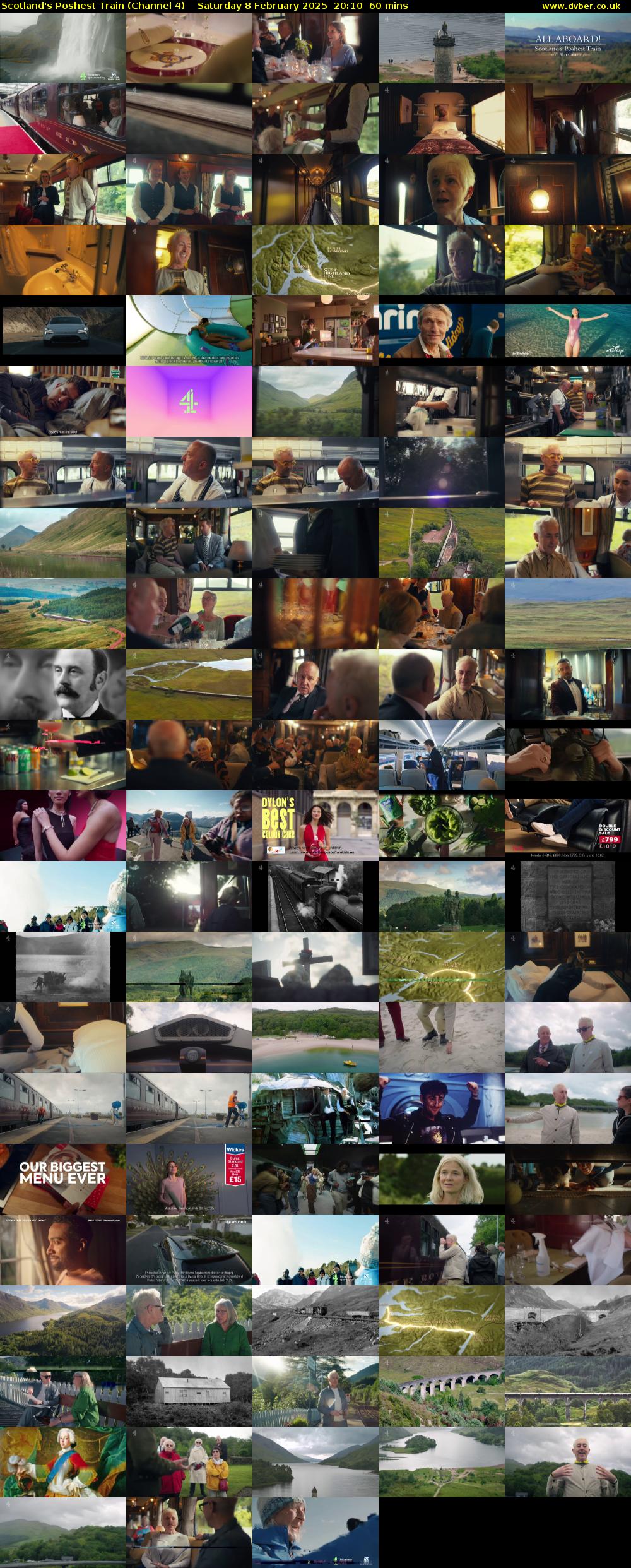 Scotland's Poshest Train (Channel 4) Saturday 8 February 2025 20:10 - 21:10