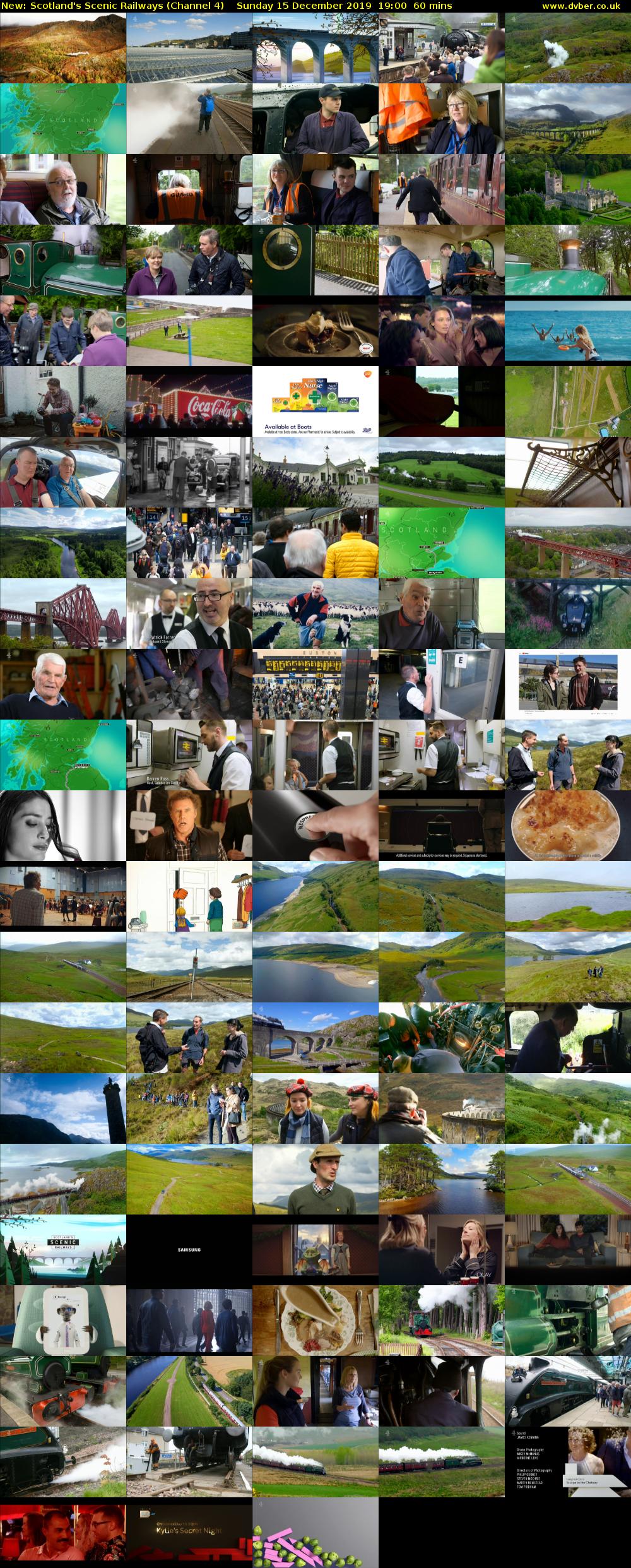 Scotland's Scenic Railways (Channel 4) Sunday 15 December 2019 19:00 - 20:00
