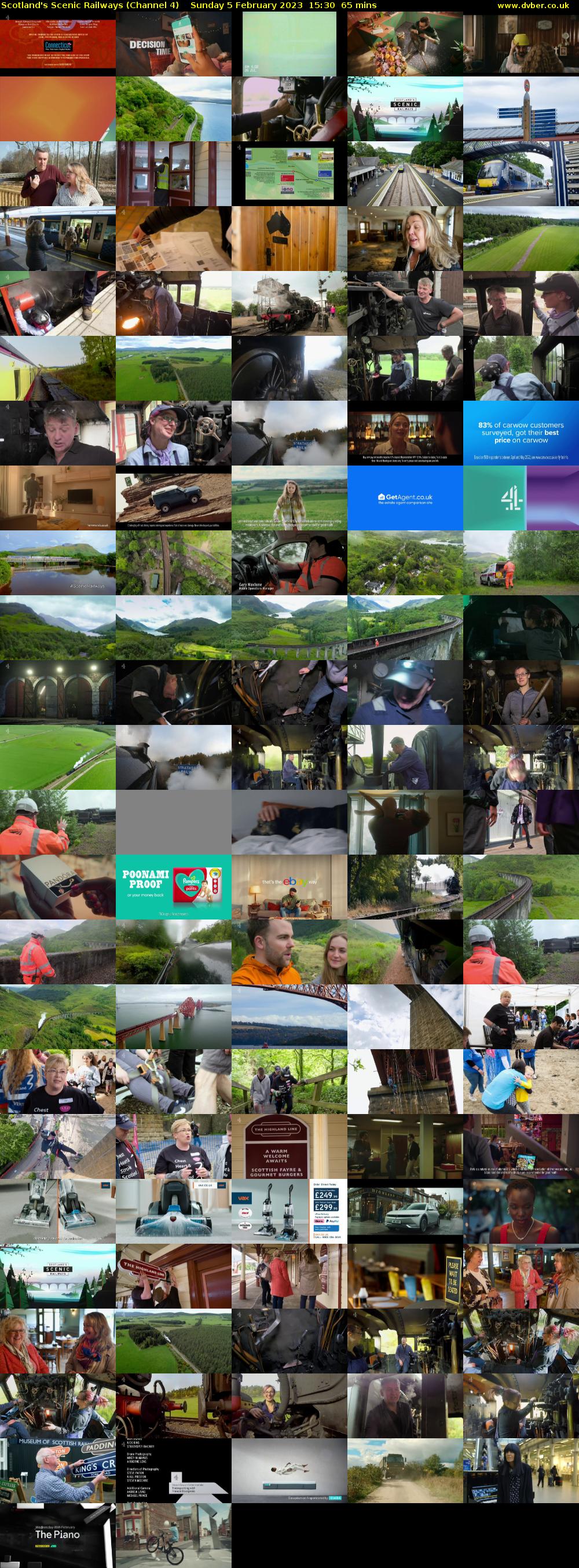 Scotland's Scenic Railways (Channel 4) Sunday 5 February 2023 15:30 - 16:35