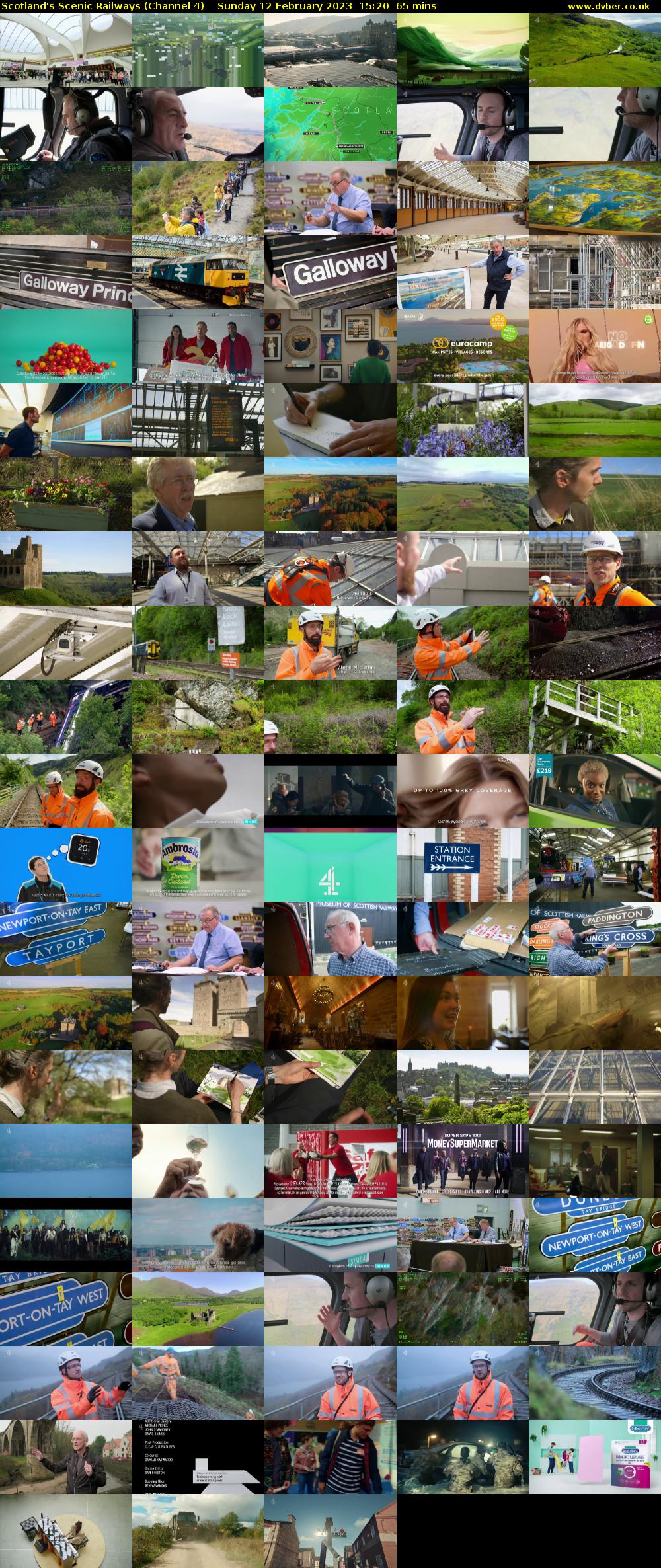 Scotland's Scenic Railways (Channel 4) Sunday 12 February 2023 15:20 - 16:25