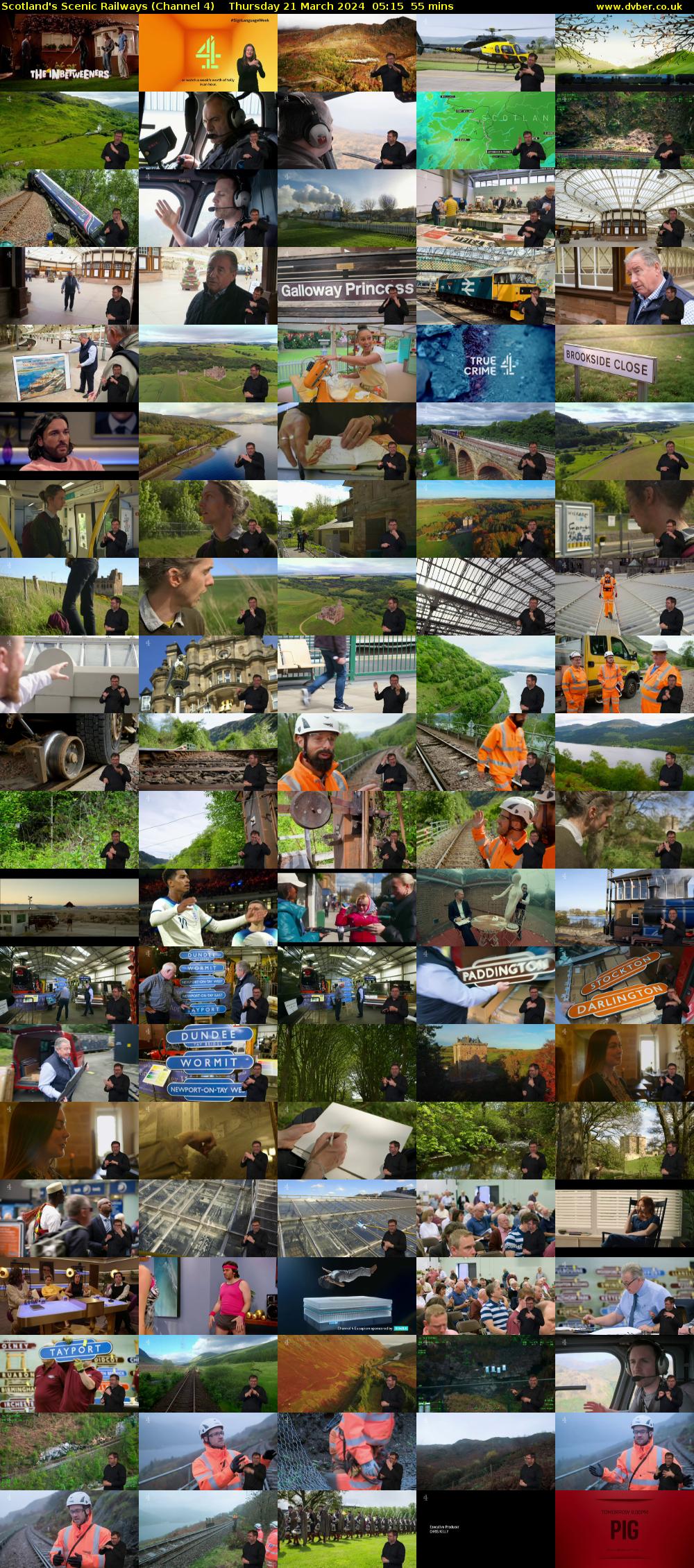 Scotland's Scenic Railways (Channel 4) Thursday 21 March 2024 05:15 - 06:10