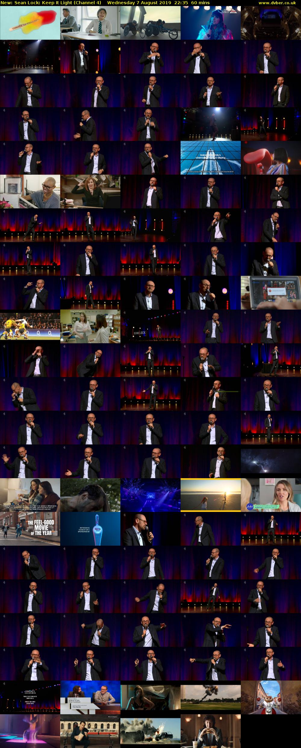 Sean Lock: Keep It Light (Channel 4) Wednesday 7 August 2019 22:35 - 23:35