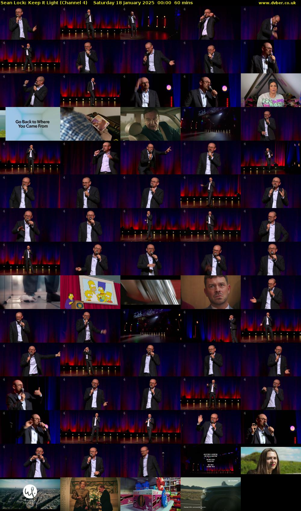 Sean Lock: Keep It Light (Channel 4) Saturday 18 January 2025 00:00 - 01:00