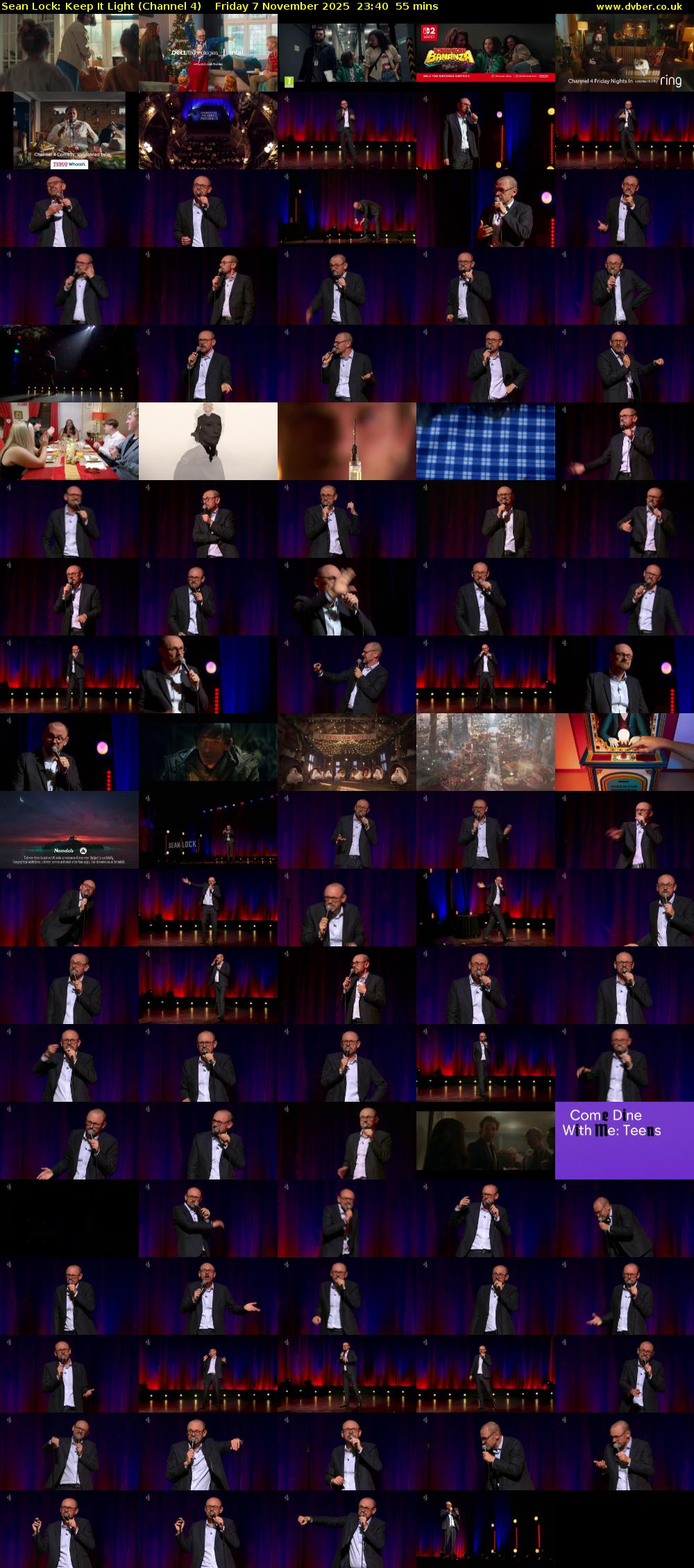 Sean Lock: Keep It Light (Channel 4) Friday 7 November 2025 23:40 - 00:35