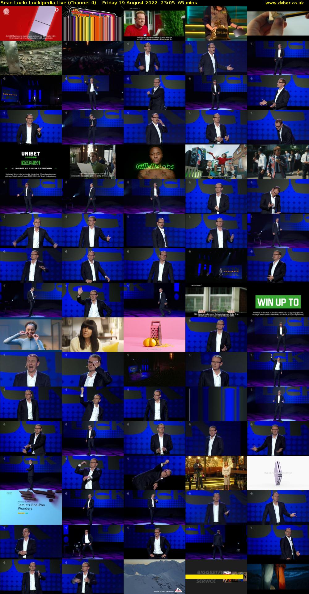 Sean Lock: Lockipedia Live (Channel 4) Friday 19 August 2022 23:05 - 00:10
