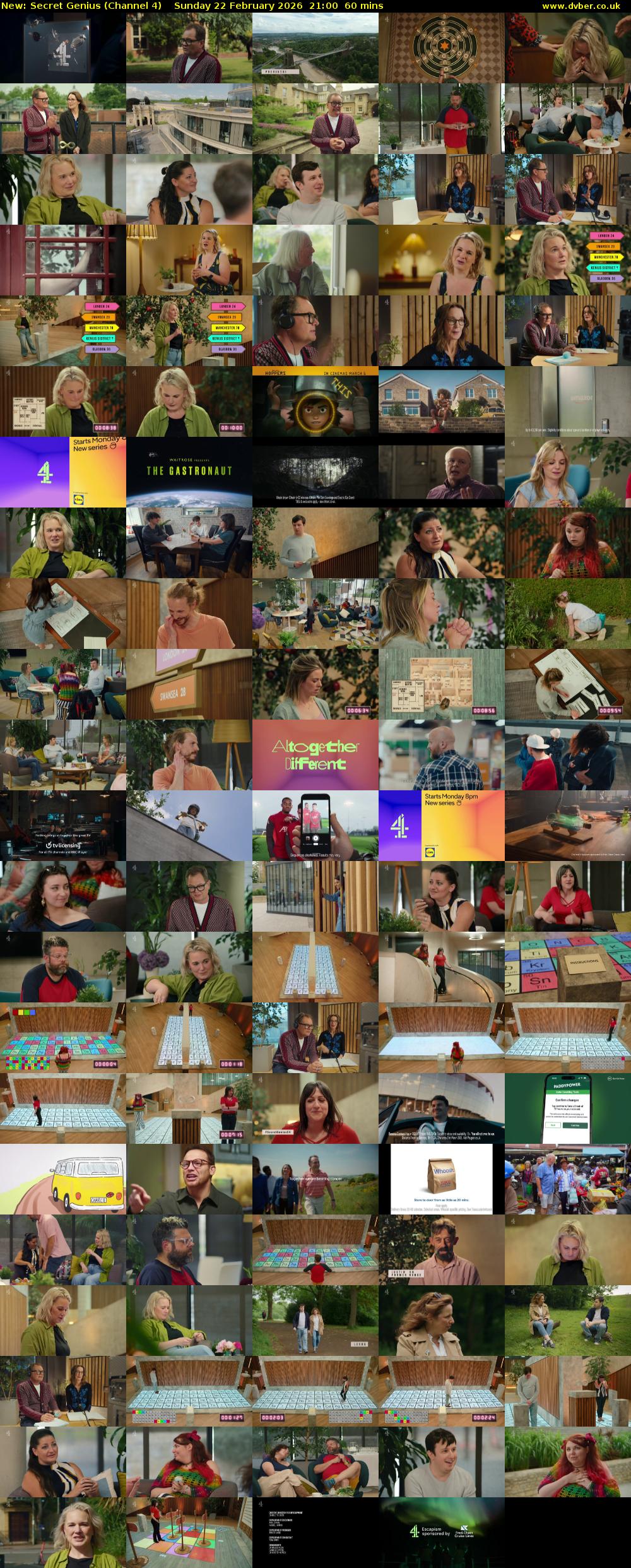 Secret Genius (Channel 4) Sunday 22 February 2026 21:00 - 22:00