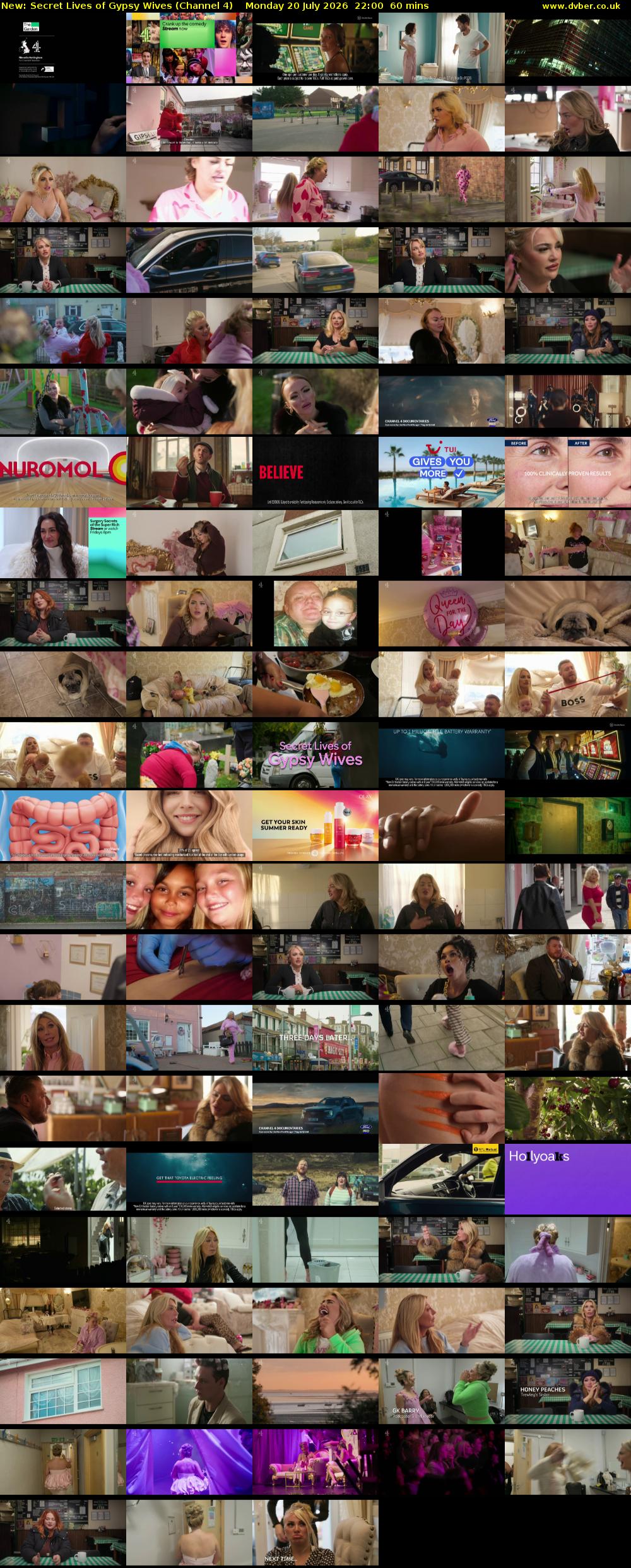 Secret Lives of Gypsy Wives (Channel 4) Monday 20 July 2026 22:00 - 23:00