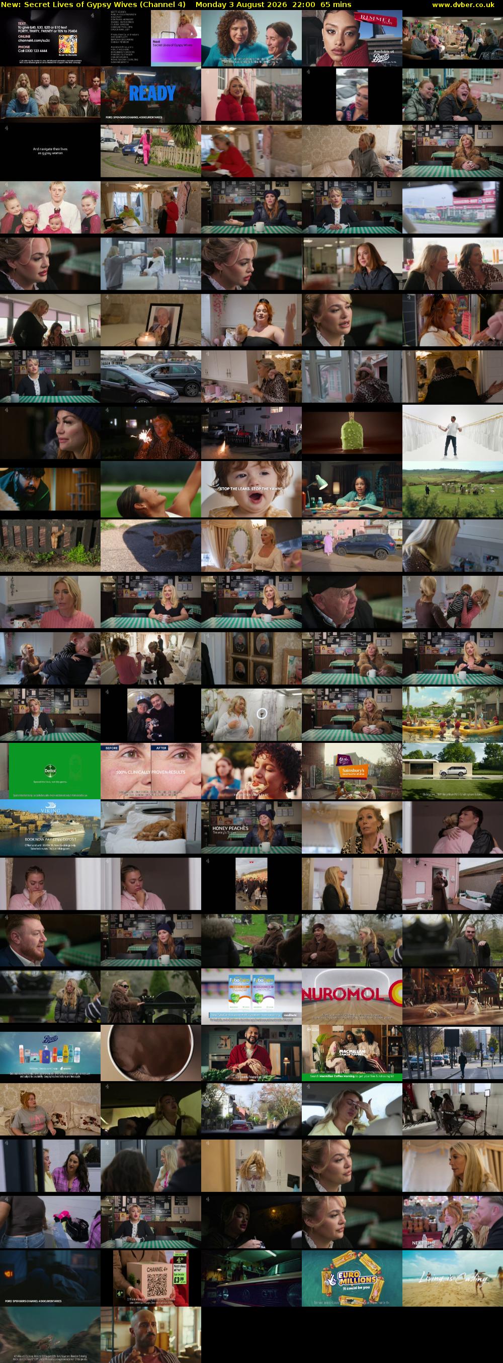 Secret Lives of Gypsy Wives (Channel 4) Monday 3 August 2026 22:00 - 23:05