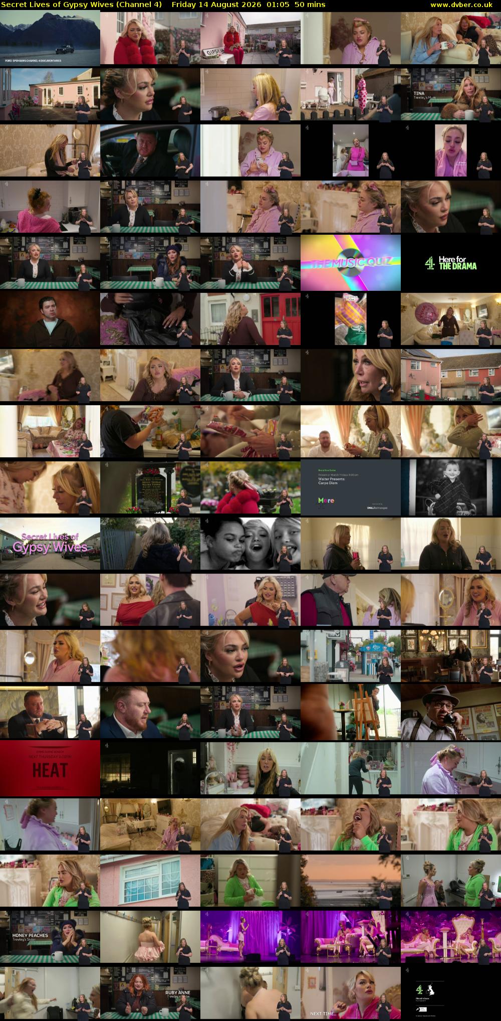Secret Lives of Gypsy Wives (Channel 4) Friday 14 August 2026 01:05 - 01:55