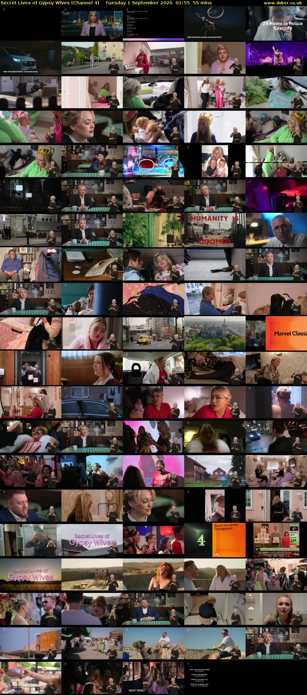 Secret Lives of Gypsy Wives (Channel 4) Tuesday 1 September 2026 01:55 - 02:50
