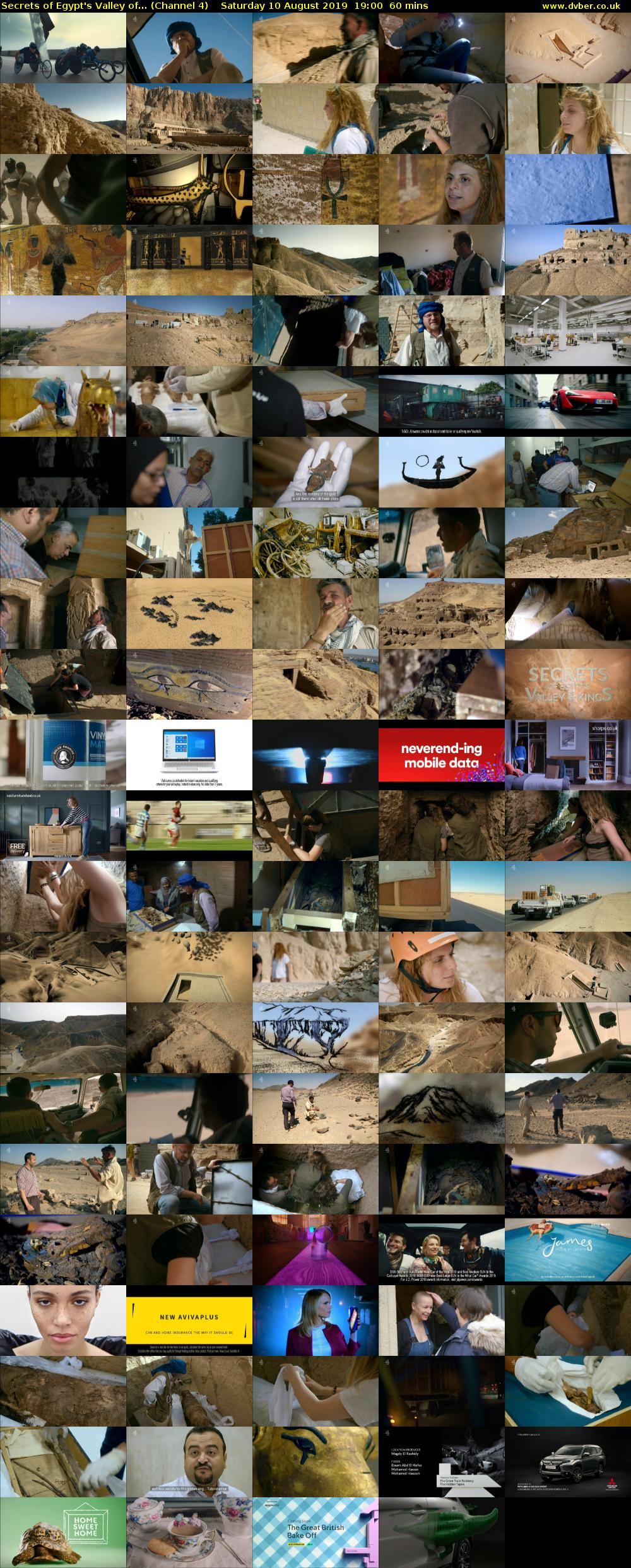 Secrets of Egypt's Valley of... (Channel 4) Saturday 10 August 2019 19:00 - 20:00